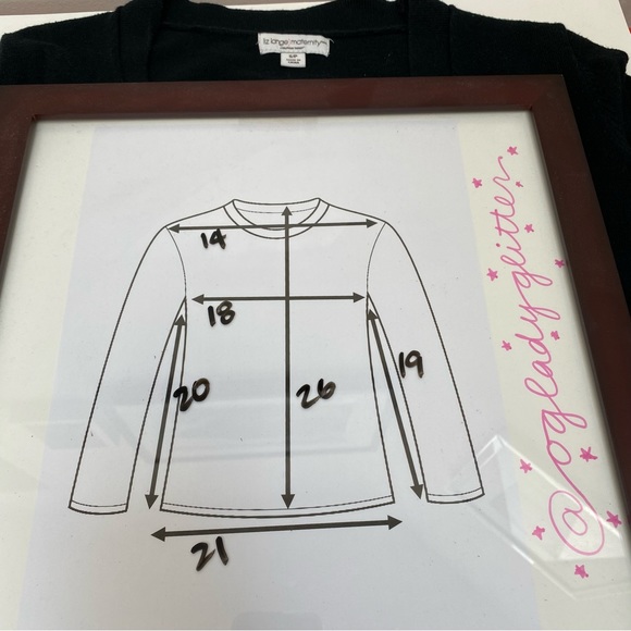 Liz Lange for Target Maternity Black V-Neck Cardigan - Picture 2 of 7